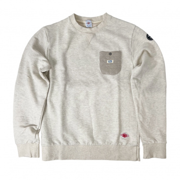 【冬物クリアランス】キルティングポケットスウェット